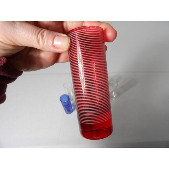 Mikasa Cheers Shot Glasses Mixed Lot Colored & Clear Etched Set of 5 READ - Picture 7 of 10